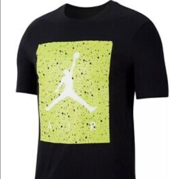 Jordan t shirt neon Clearance